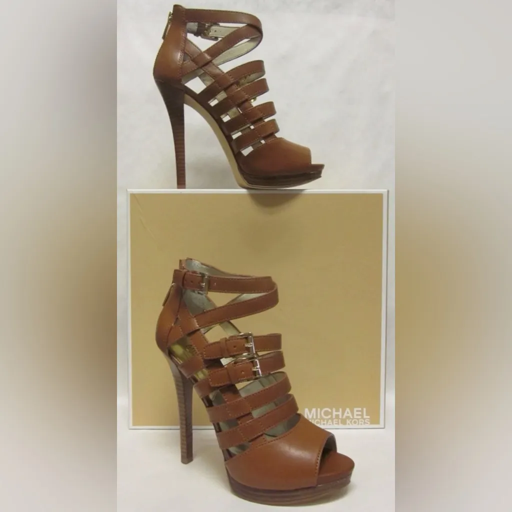 Michael Kors Sandra Platform Brown Sandal - size 6.0 NNT No Box available - Image 2