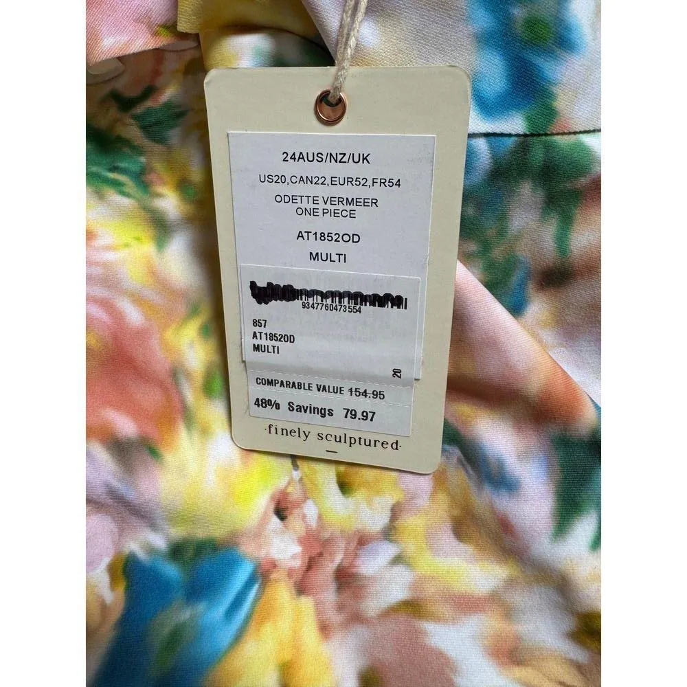 Artesands ODETTE VERMEER ONE PIECE women’s swimsuit size 20 new with tags - Image 6