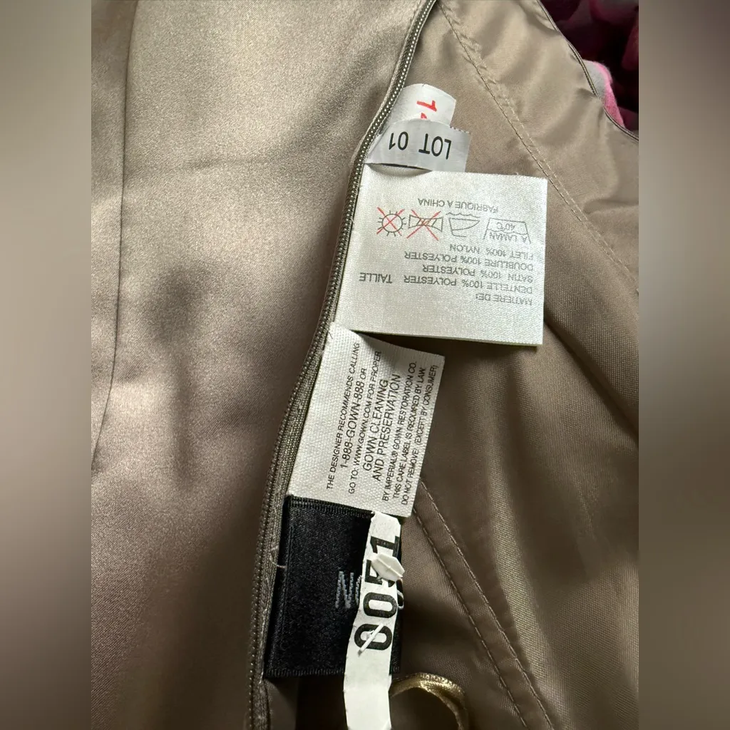 Impression Satin Halter Crop Top, Size 14 - Image 5