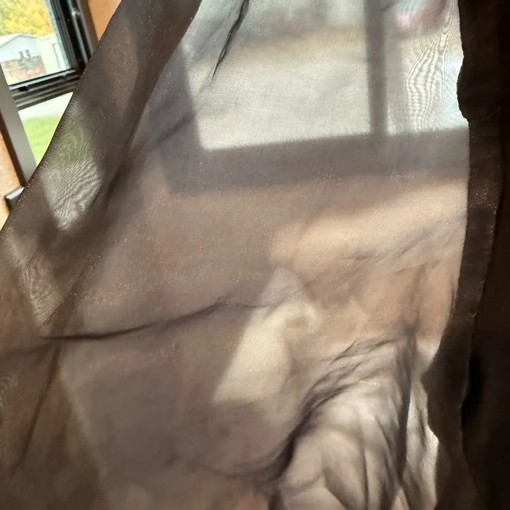 Sanctuary Black Dress with Sheer Sleeves size Medium - Image 5