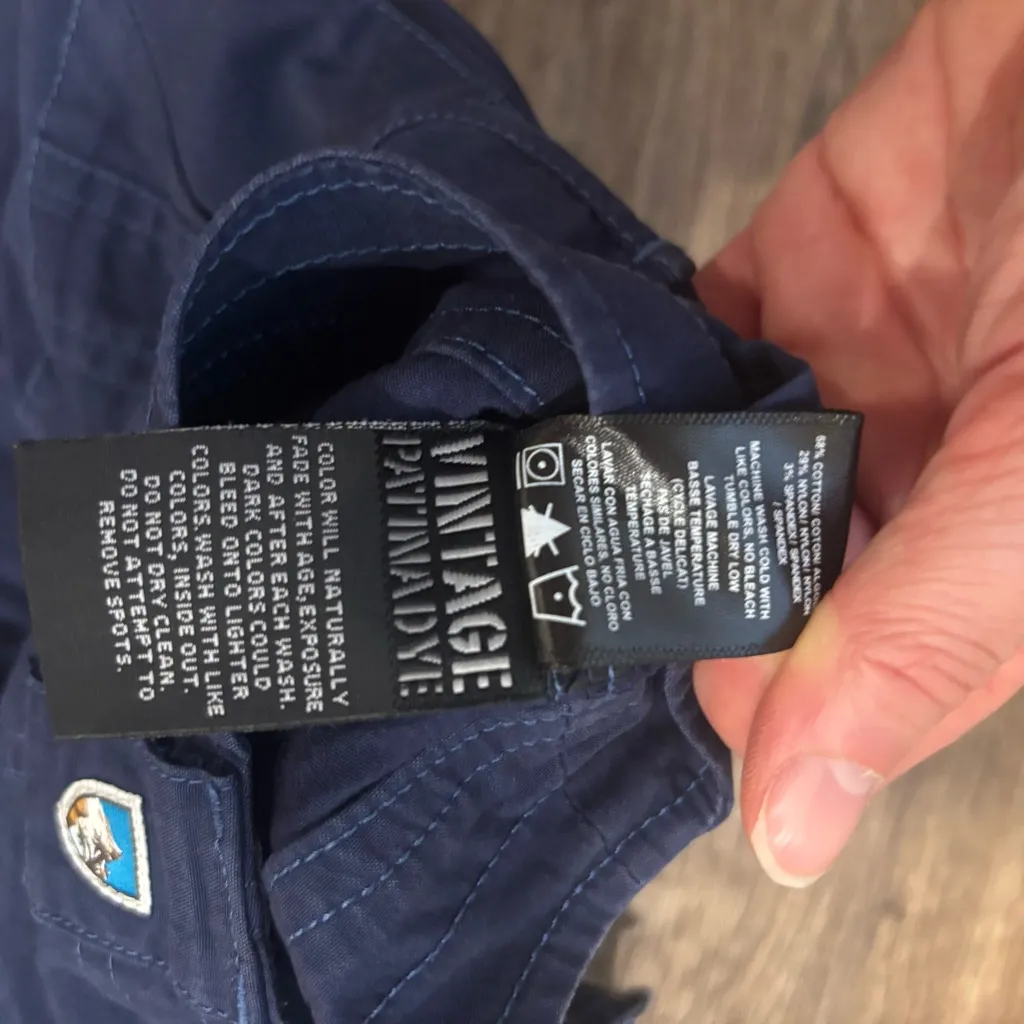 KUHL Women’s Splash 11” Bermuda Cargo Shorts - Size 6 - Vintage Patina Dark Blue - Image 5