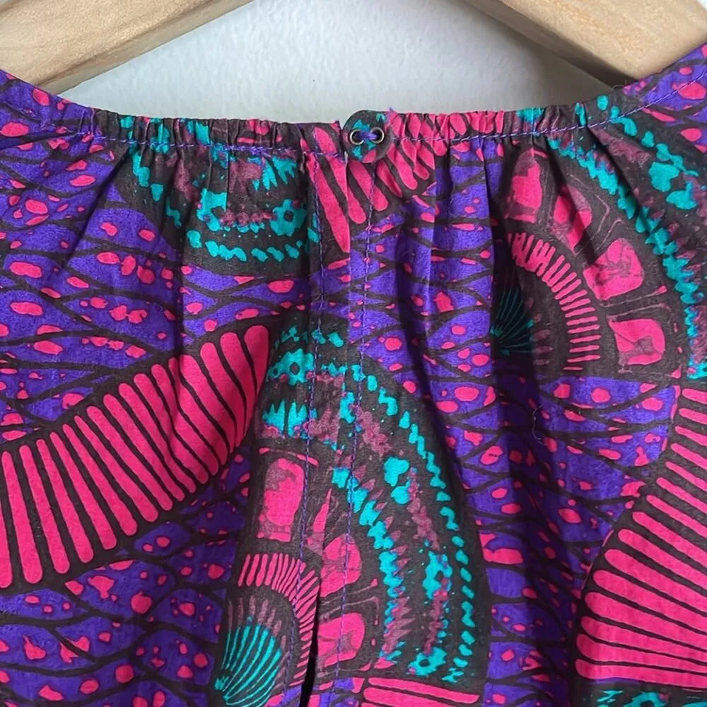 Ulla Johnson Tulia Printed Cotton Top In Purple - Image 11