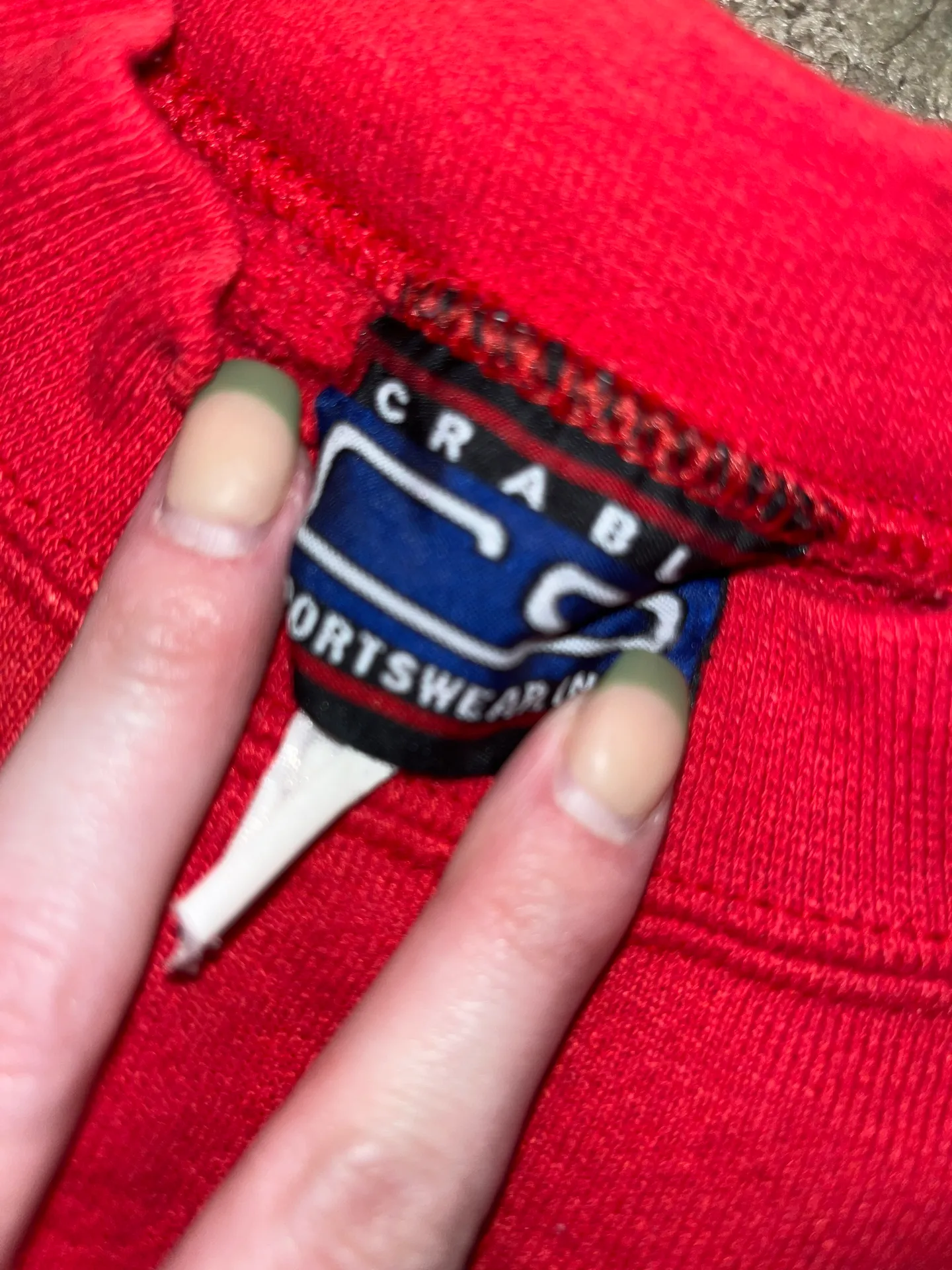 Indiana Throwback Crewneck Red Size M - Image 2