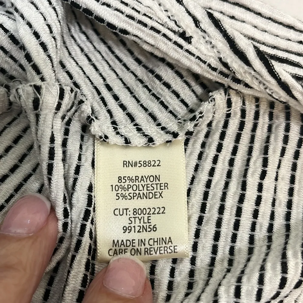 Max Studio soft knit striped dress - Image 7