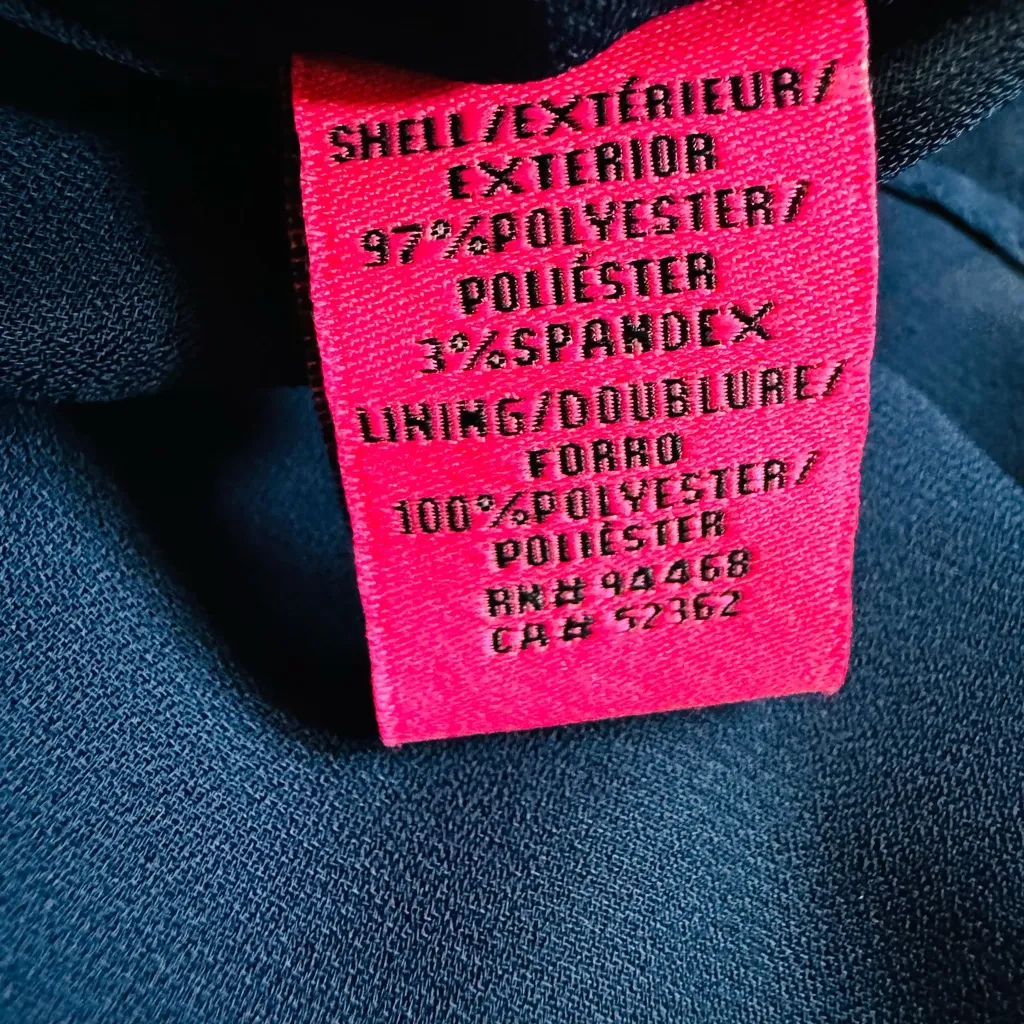 Betsey Johnson Women‎ Navy Blue Polka Dot Sleeveless Turtle Neck Ruffled Dress 4 - Image 10