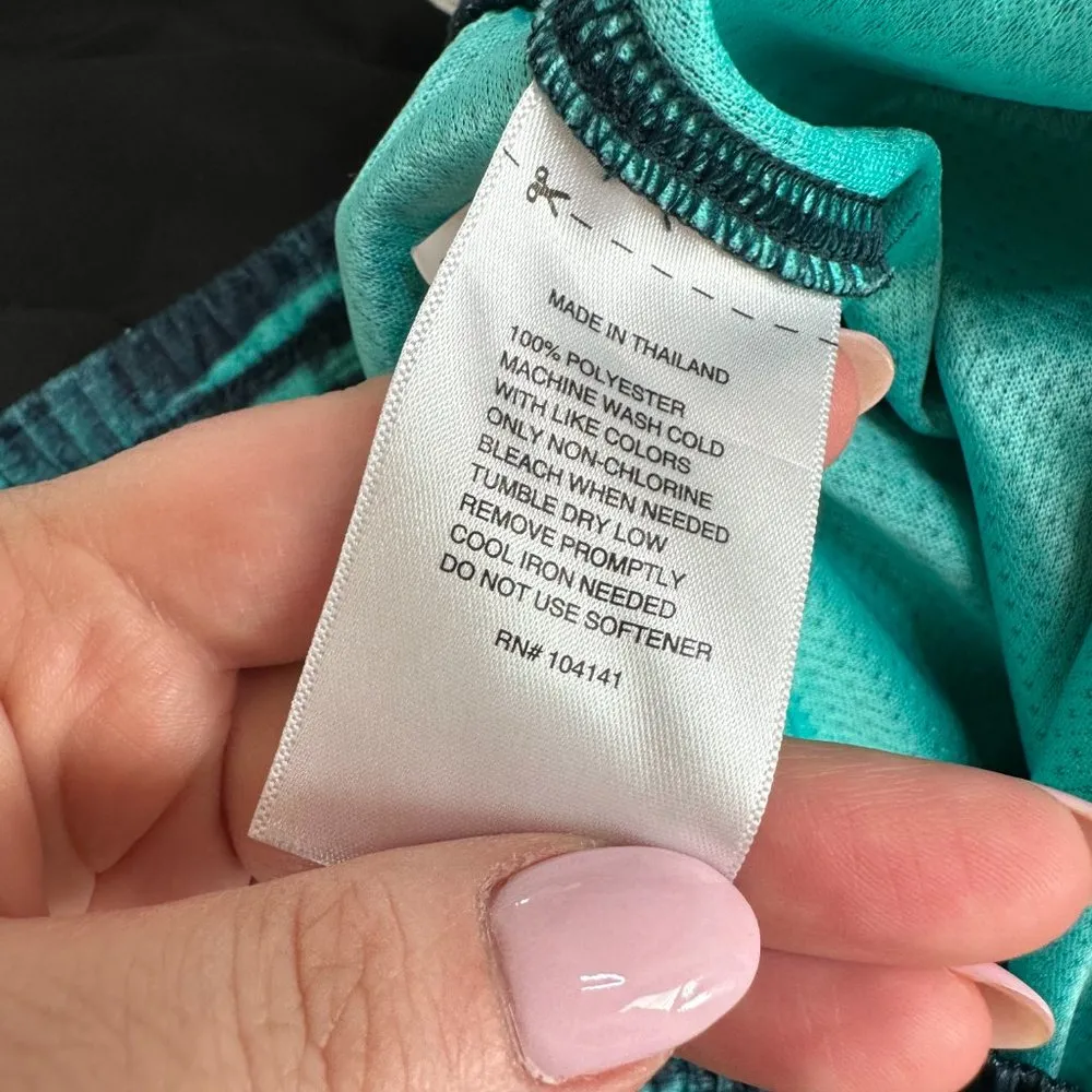 Reebok Abstract Design Multicolor Running Shorts Women's Medium - Image 4