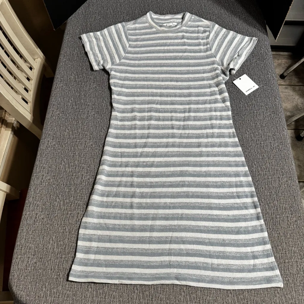 O’Neill Zachely Stripe T-Shirt Minidress - Image 4