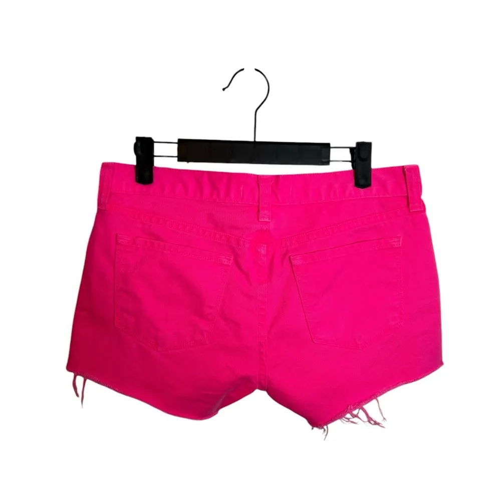 J Brand Hot Pink Cut Off Denim Shorts - Image 2