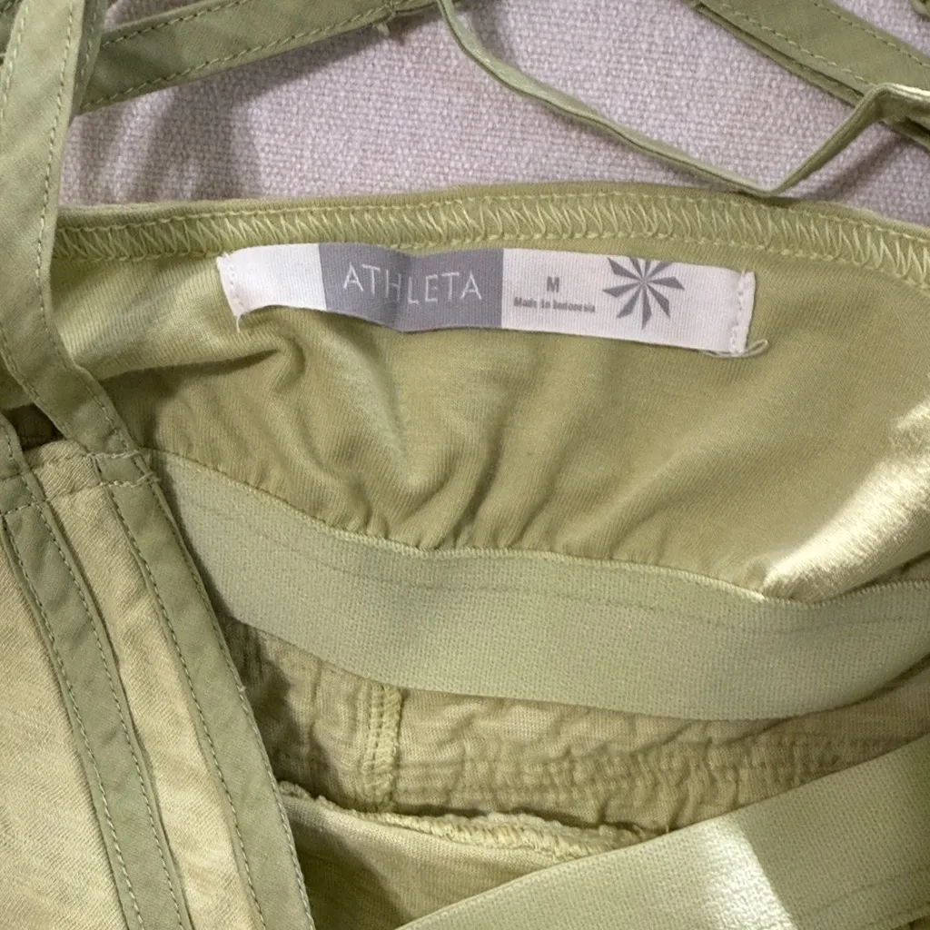 Athleta Sage Green Crisscross Chemise - Image 7