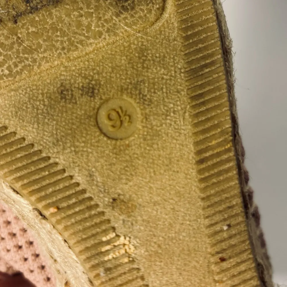 Steven by Steve Madden Loca Knit Pink Espadrille Wedge Size 9.5 - Image 12