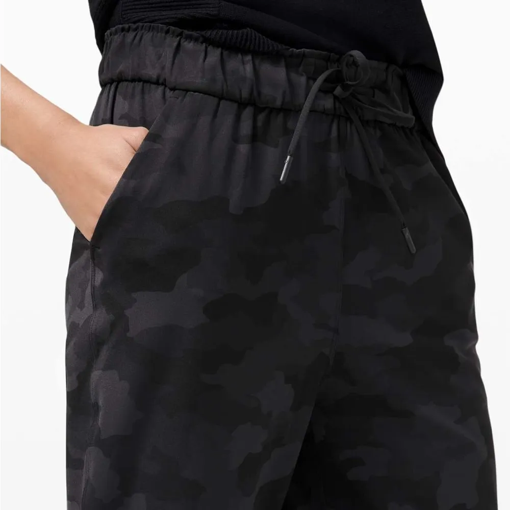 Black Camo Stretch High Rise Joggers - Image 4