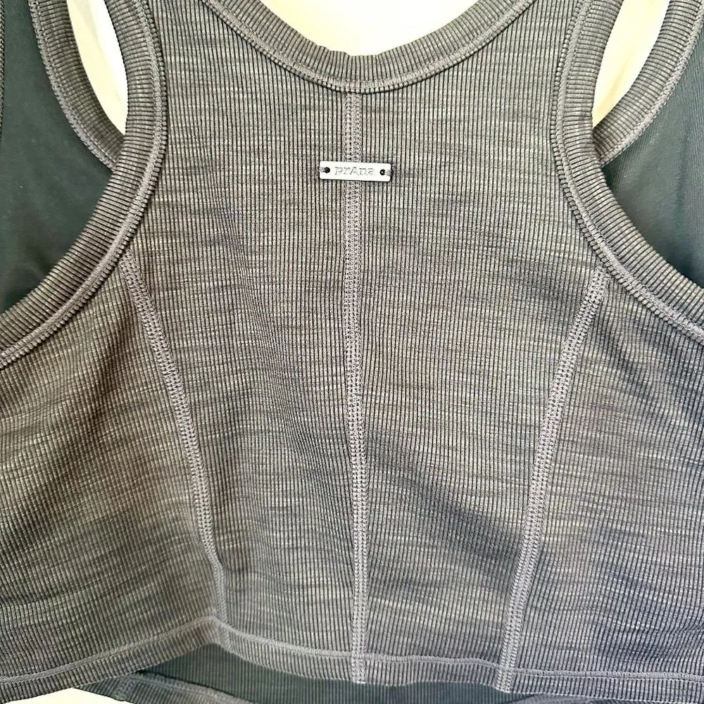 NWT Prana Becksa Bralette in Black Heather - Size Medium - Image 6