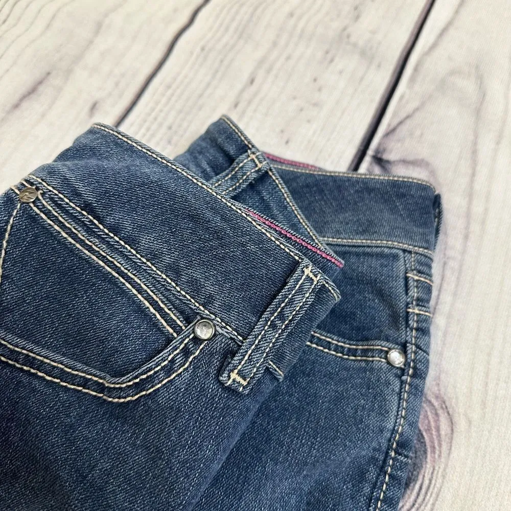 Wrangler Flared Western Jeans Womens Size 13/14 X 32 Dark Wash 10MWZAR Stretch - Image 11