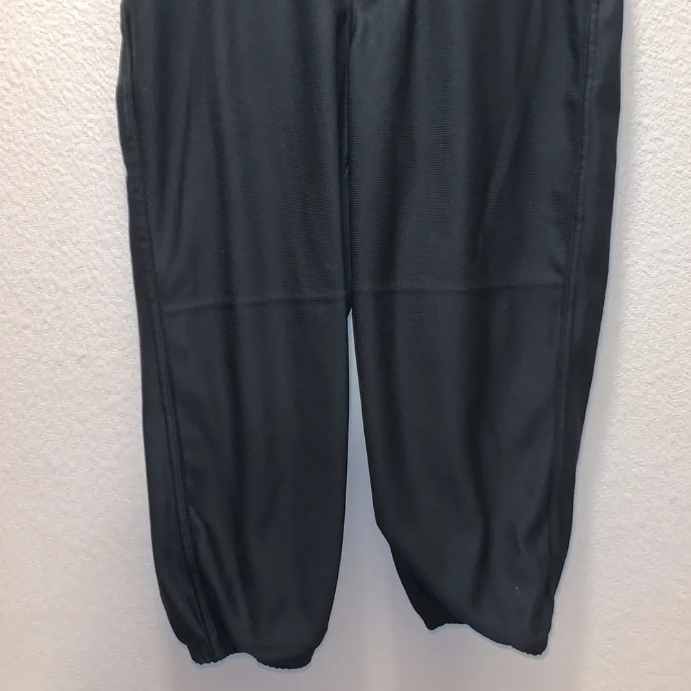 A4 woman’s black capri softball baseball pants - Image 3