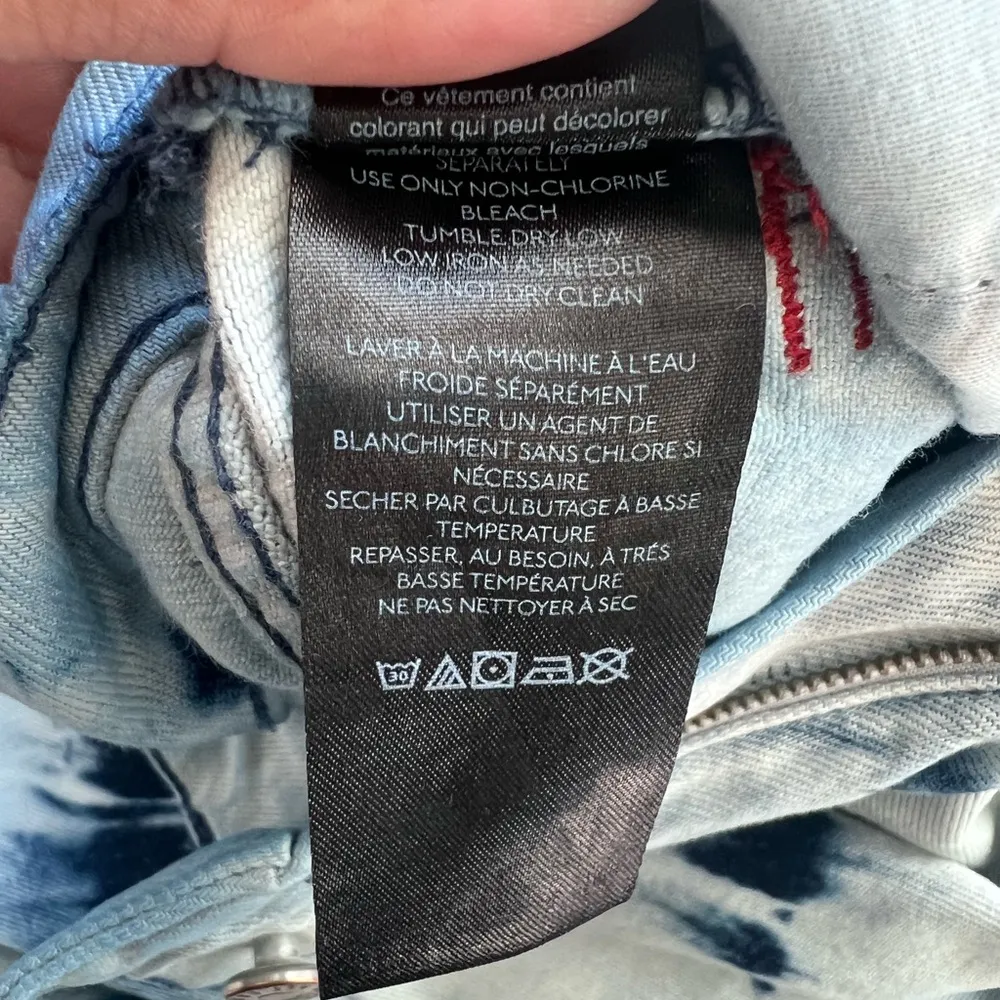 Urban Outfitters Tie Dye High Waist Wide Leg Jeans Size 26 - Image 11