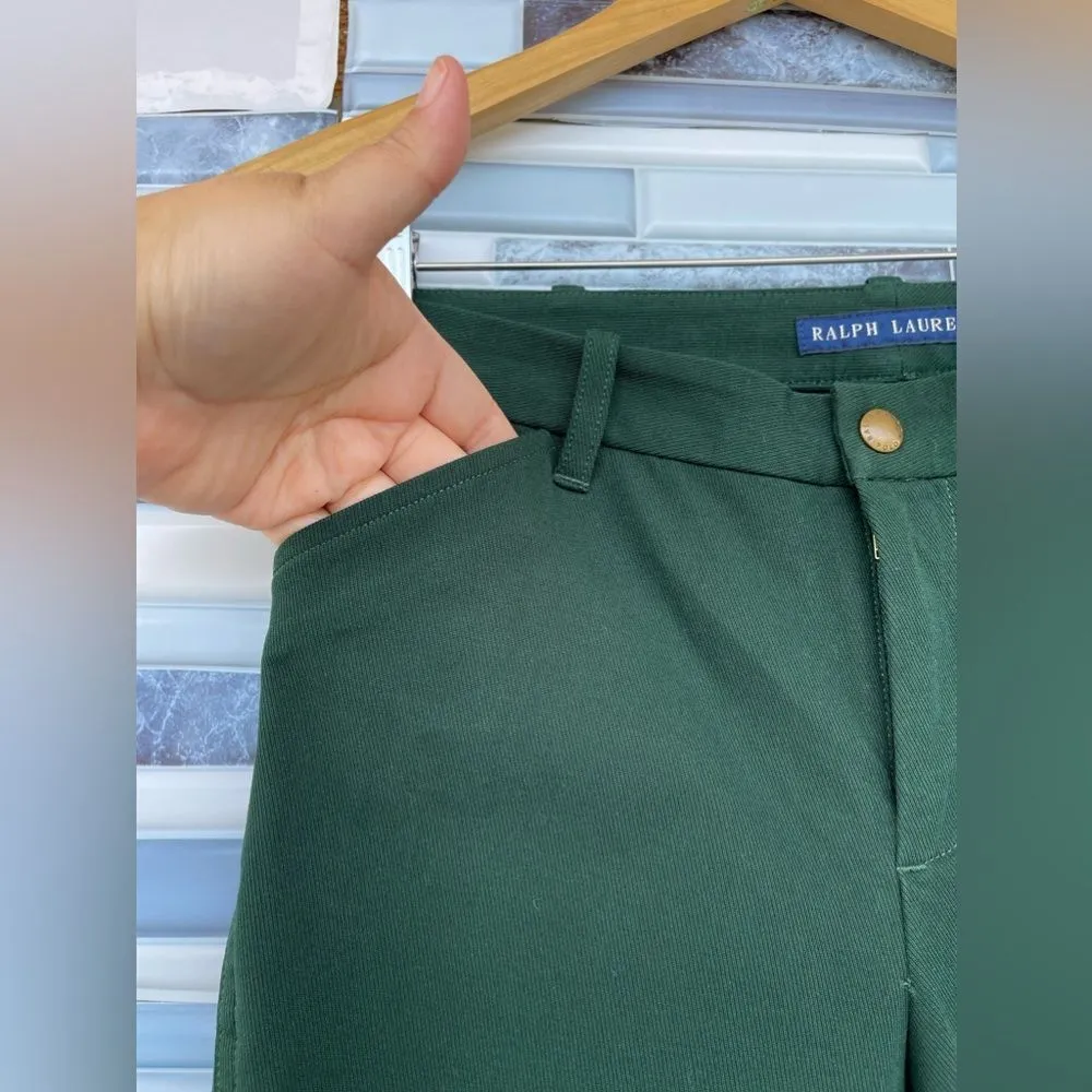 Polo Ralph Lauren Sz 4 Jodhpurs Equestrian Stretch Riding Pants Dark Green NWT - Image 6