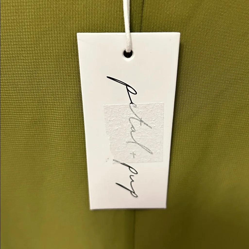 Petal & Pup Ramona Long Sleeve Sage Maxi Dress - Image 9