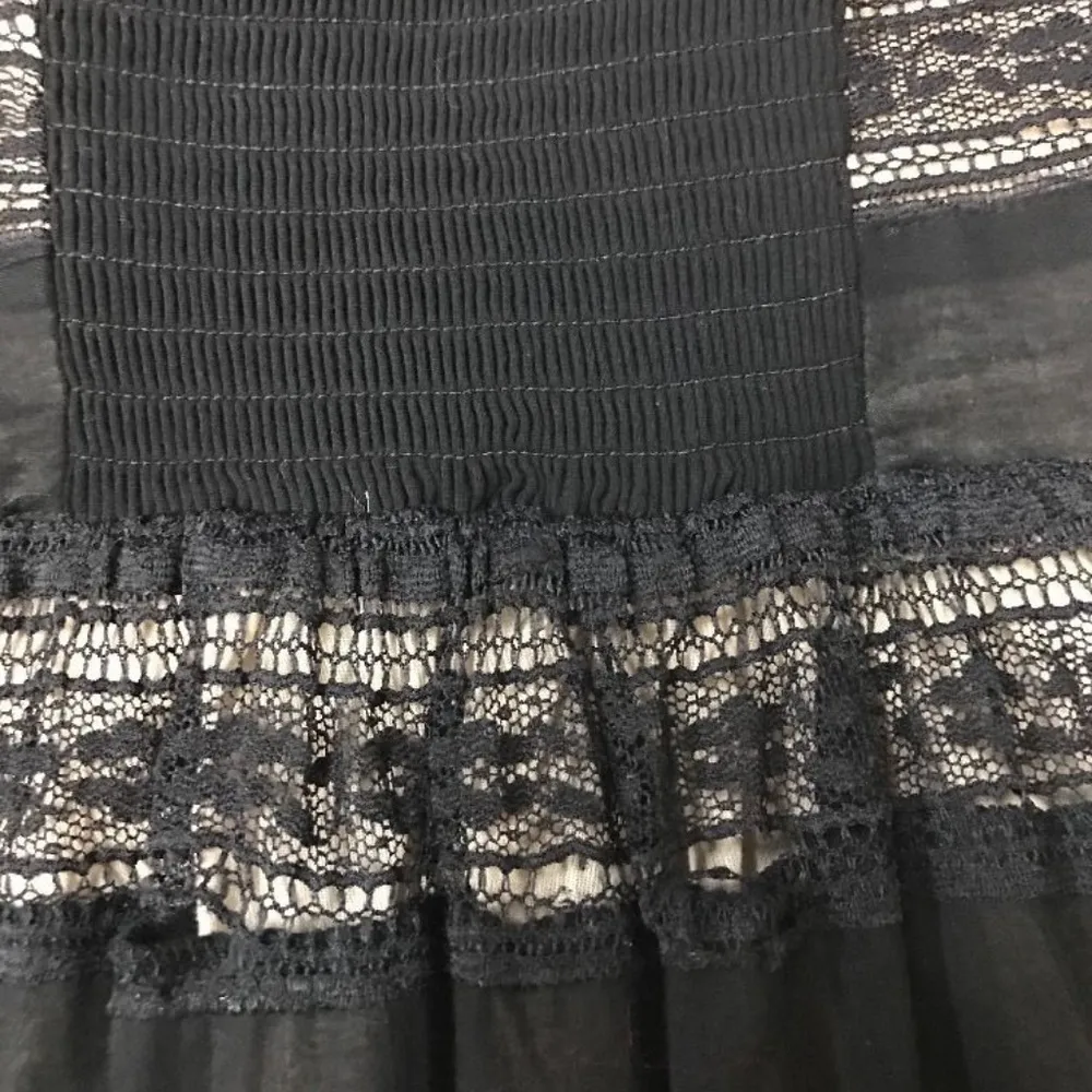 Black XS Dress Lace Nude Pins and Needles - Image 7