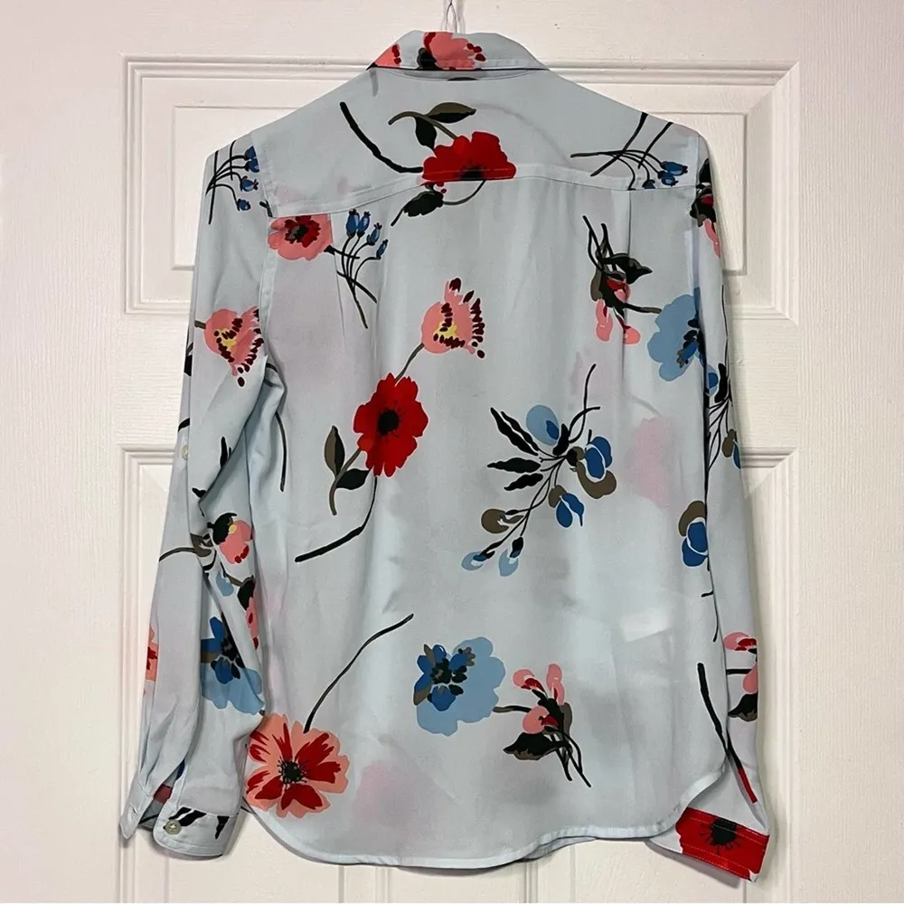 Ann Taylor Loft Floral Blouse - Size XXSP - Image 49