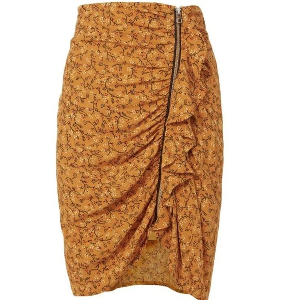 NWT. veronica beard zipper skirt Sz 10 - Image 3