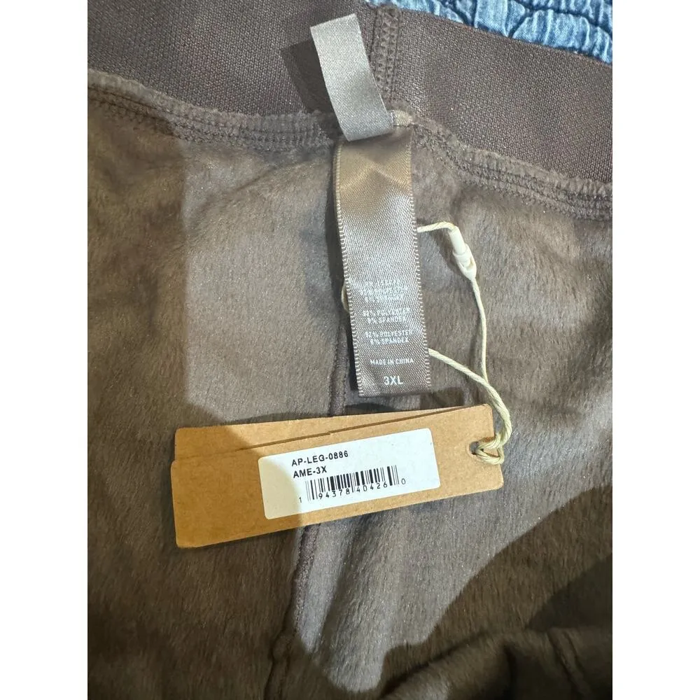 SKIMS Size 3X AME VELOUR LEGGINGS AP-LEG-0886 3XL NWT High Waisted Pants - Image 2