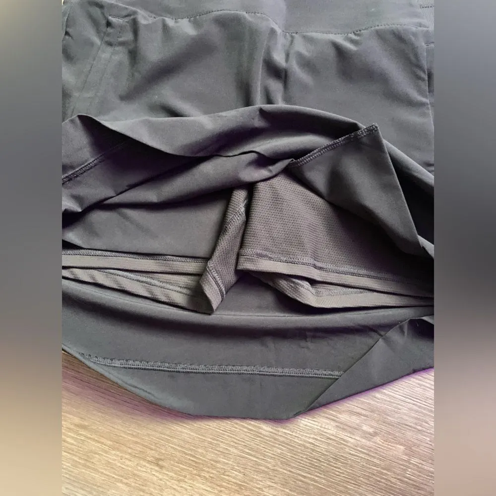 Athleta Brooklyn Skort Athletic Tennis Skirt Activewear Workout Black Size 6 - Image 3
