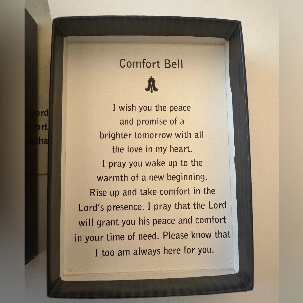 The Bell Collection Sterling Silver Comfort Bell Pendant on 925 Chain NIB - Image 6