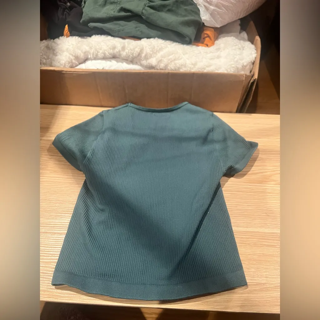 Urban Outfitters/Out from Under Teal Ribbed Top - Image 3