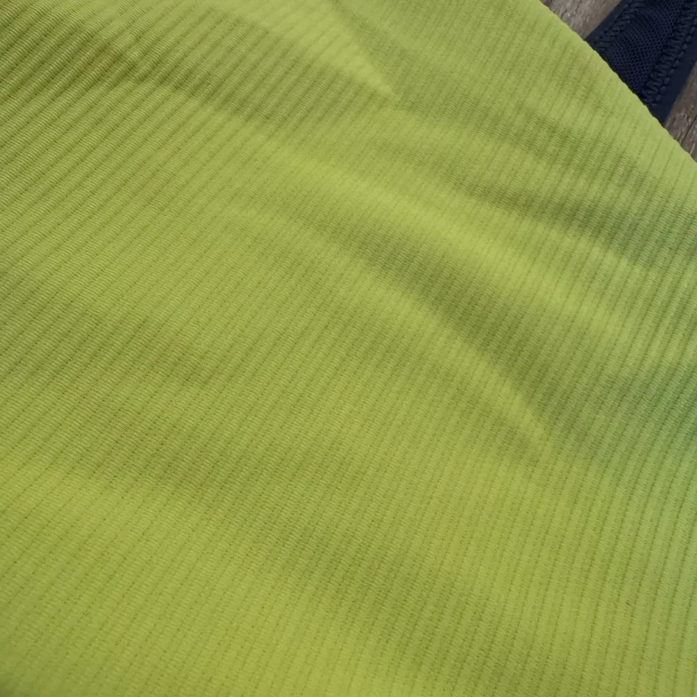 Zyia Neon Yellow Parallel Luxe Adjustable Sport Bra Medium - Image 4