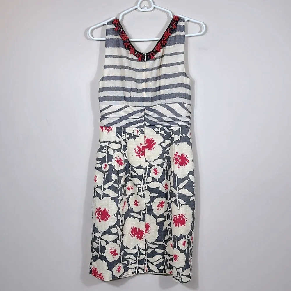 Nanette Lepore Anthropologie Floral As Seen On Celebrity Women Dress Size 6 - Image 2