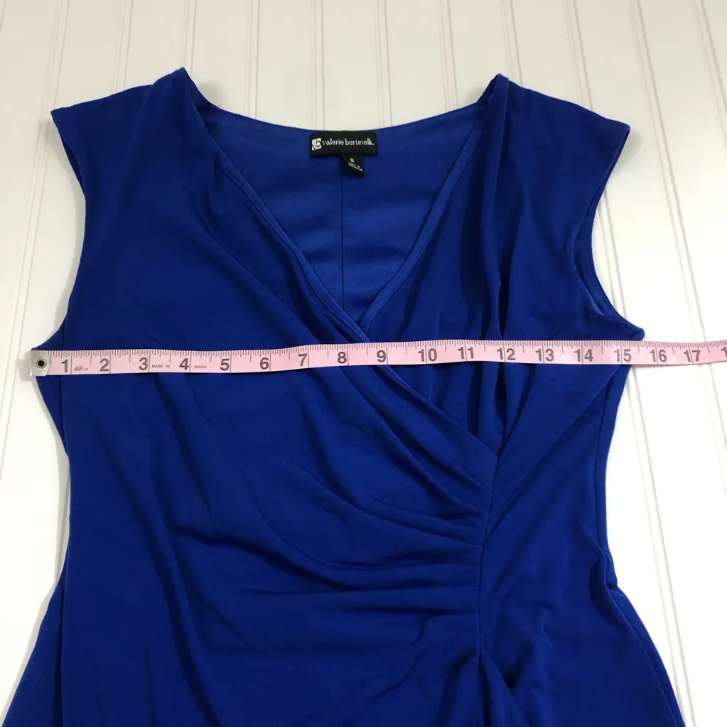 Valerie Bertinelli Blue Asymmetrical Dress - Image 10