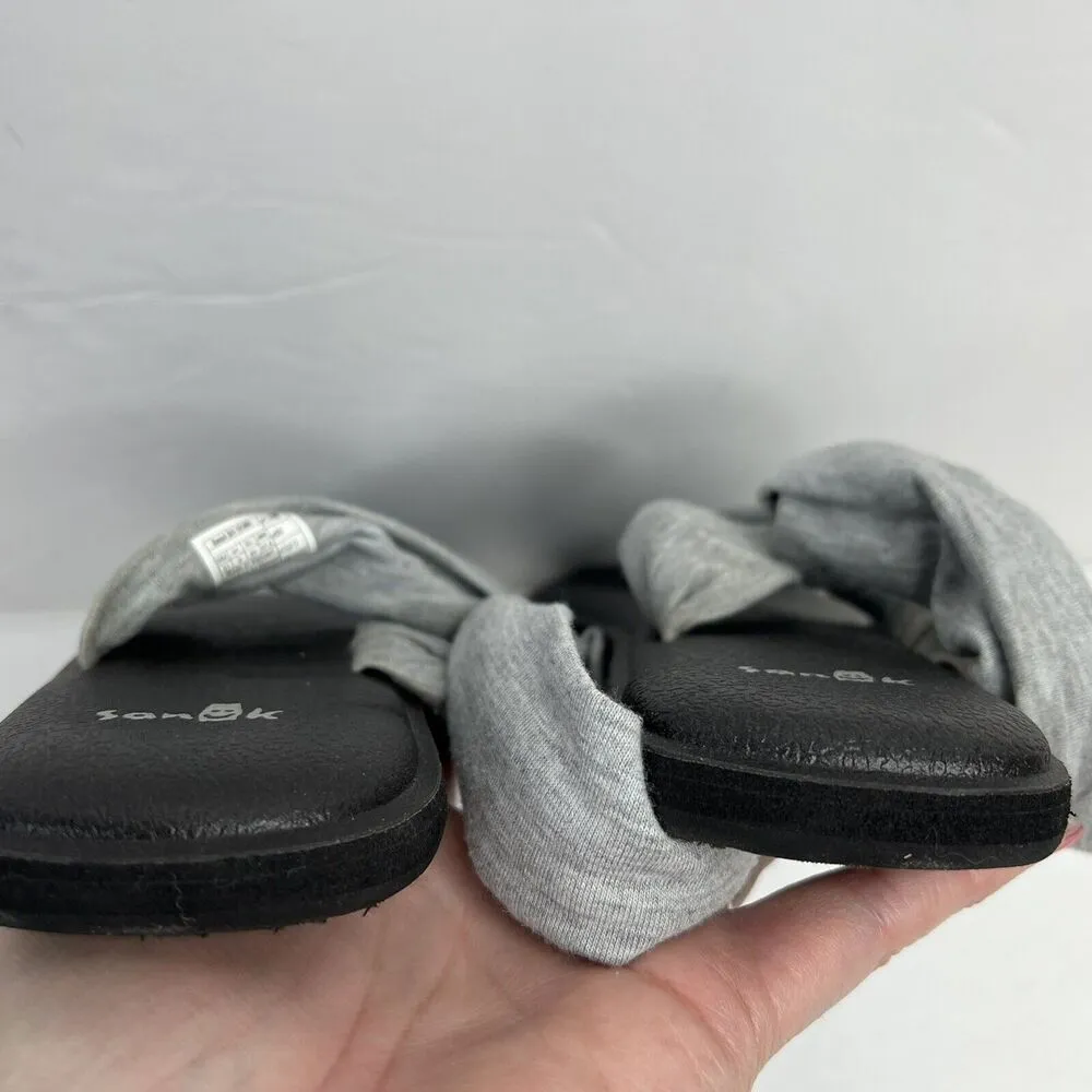Sanuk Size 11 Yoga Sling Ella Flip Flops 1014681 Thongs Yoga Mat Sandals Women's - Image 9
