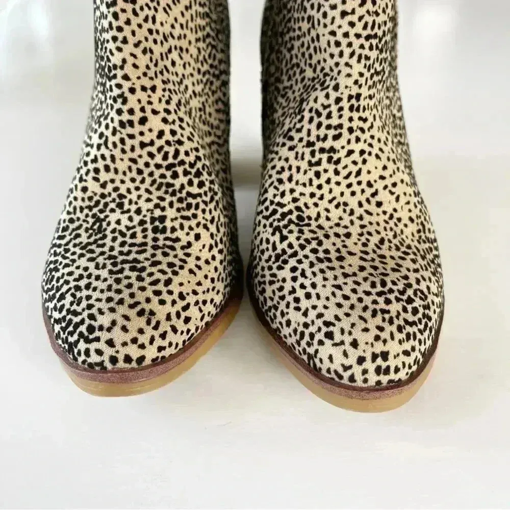 Mia Tracee WIDE Animal Print Heeled Zip Bootie in Leopard Size 6W NWOB - Image 7