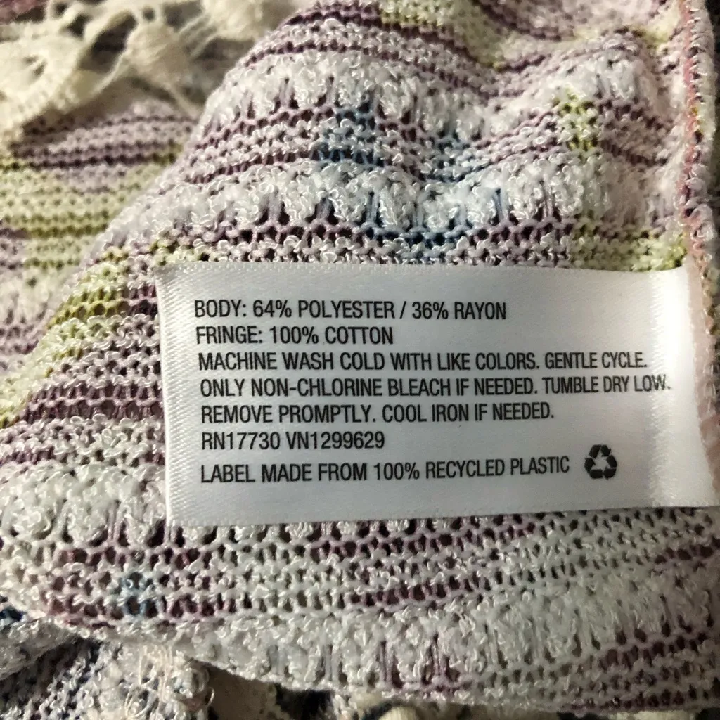 Boho Aztec western print shirt tassel detail Xhilaration women’s size‎ medium - Image 11