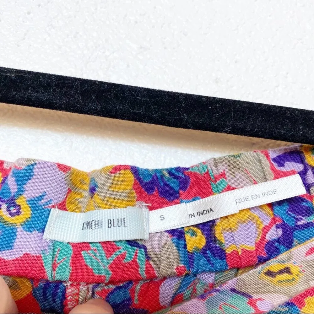 Kimchi Blue Floral Tie Hem Shorts Size Small - Image 5