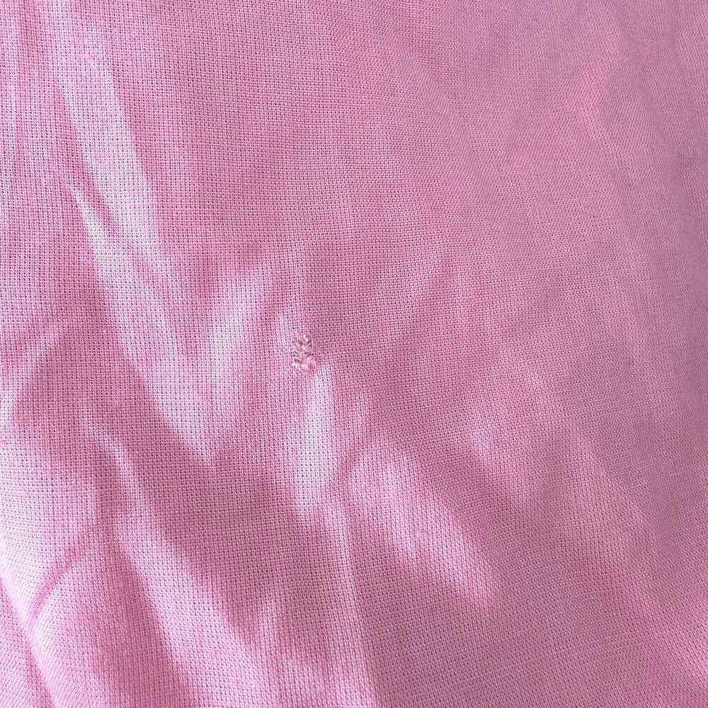 Pink Embroidered Cotton Tunic Dress Boho Kurti Midi Sequins 3/4 Sleeve Large - Image 7