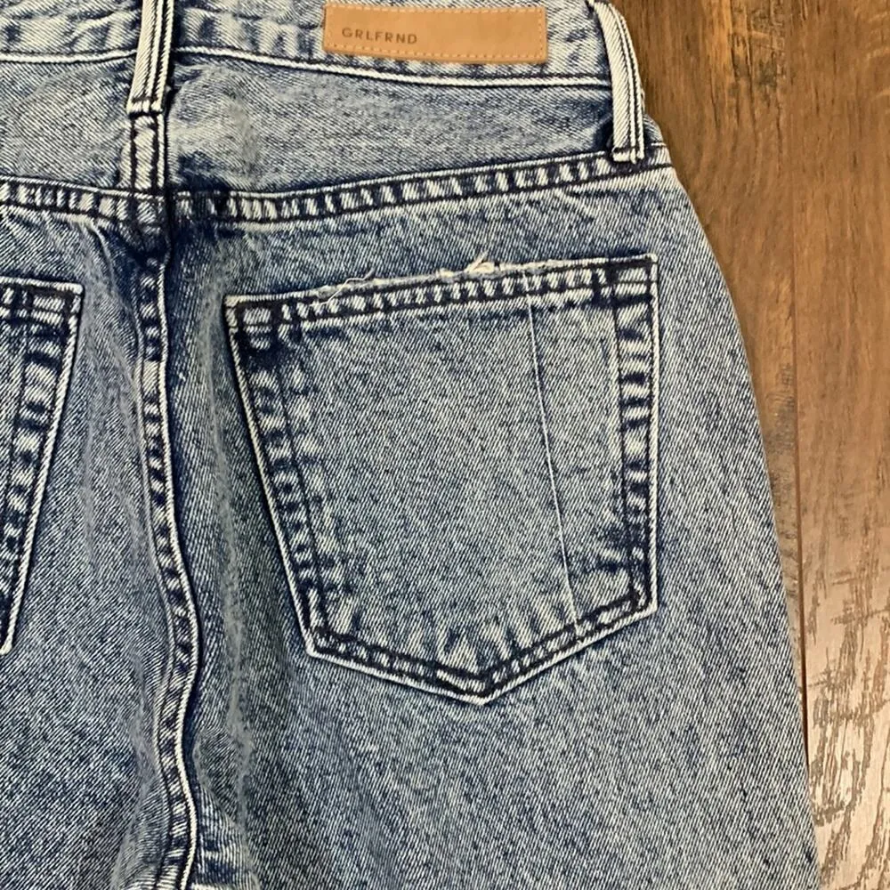 GRLFRND Karolina High Rise Skinny Jeans in After the Storm - Image 10