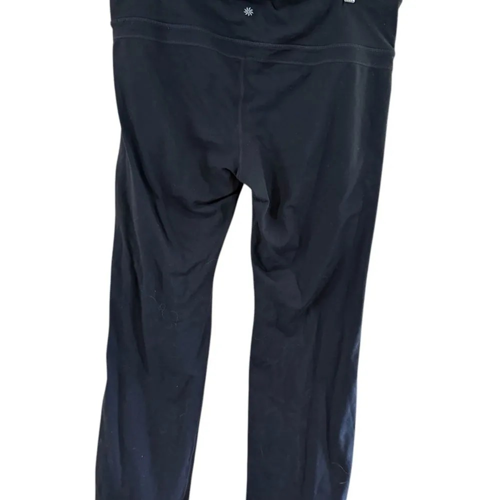Athleta Black Wide Leg Pants Flowy Comfort - Image 3