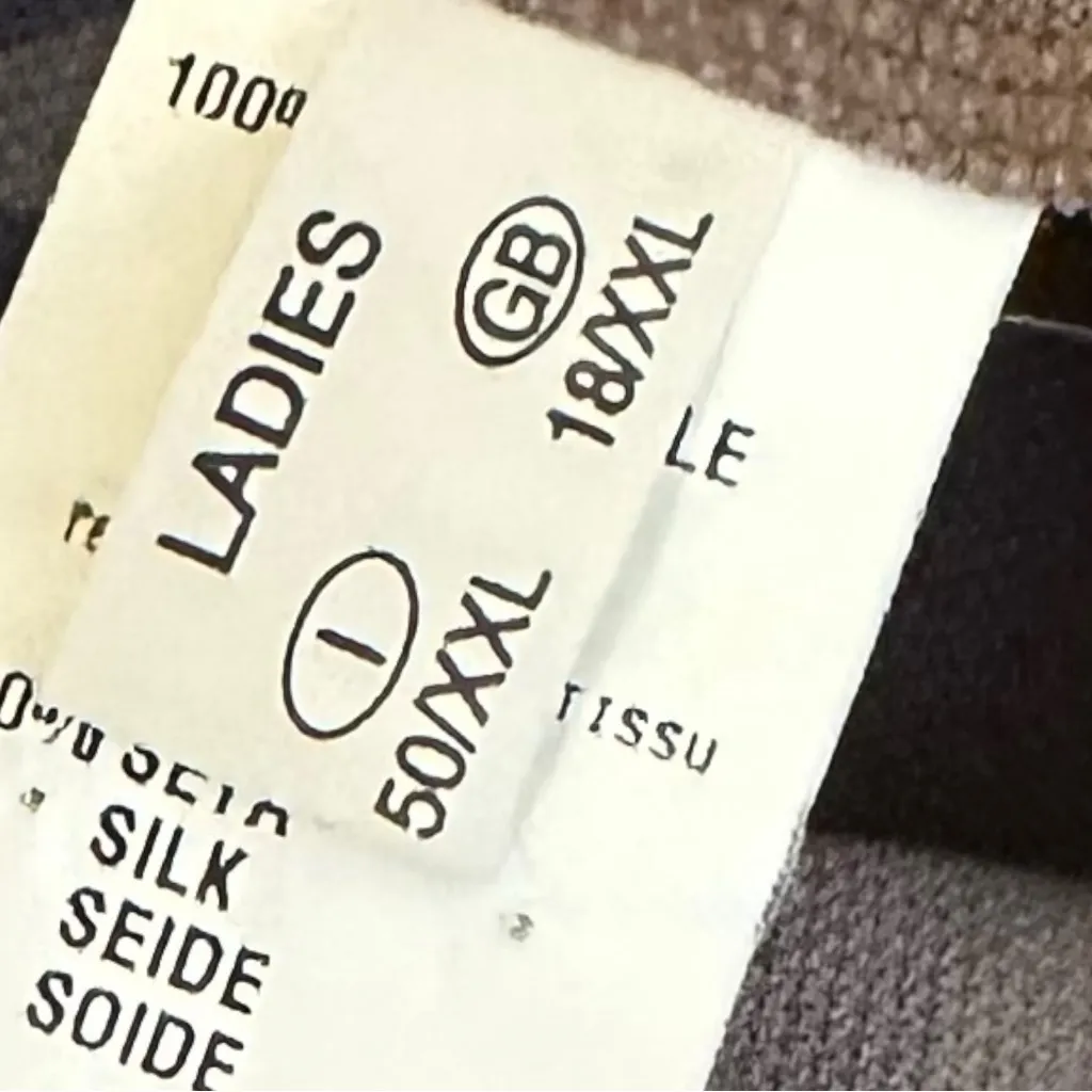 Fabiana Filippi Embroidered Silk and Cotton Contrasting Polo Shirt XXL Purple Size 18 - Image 7