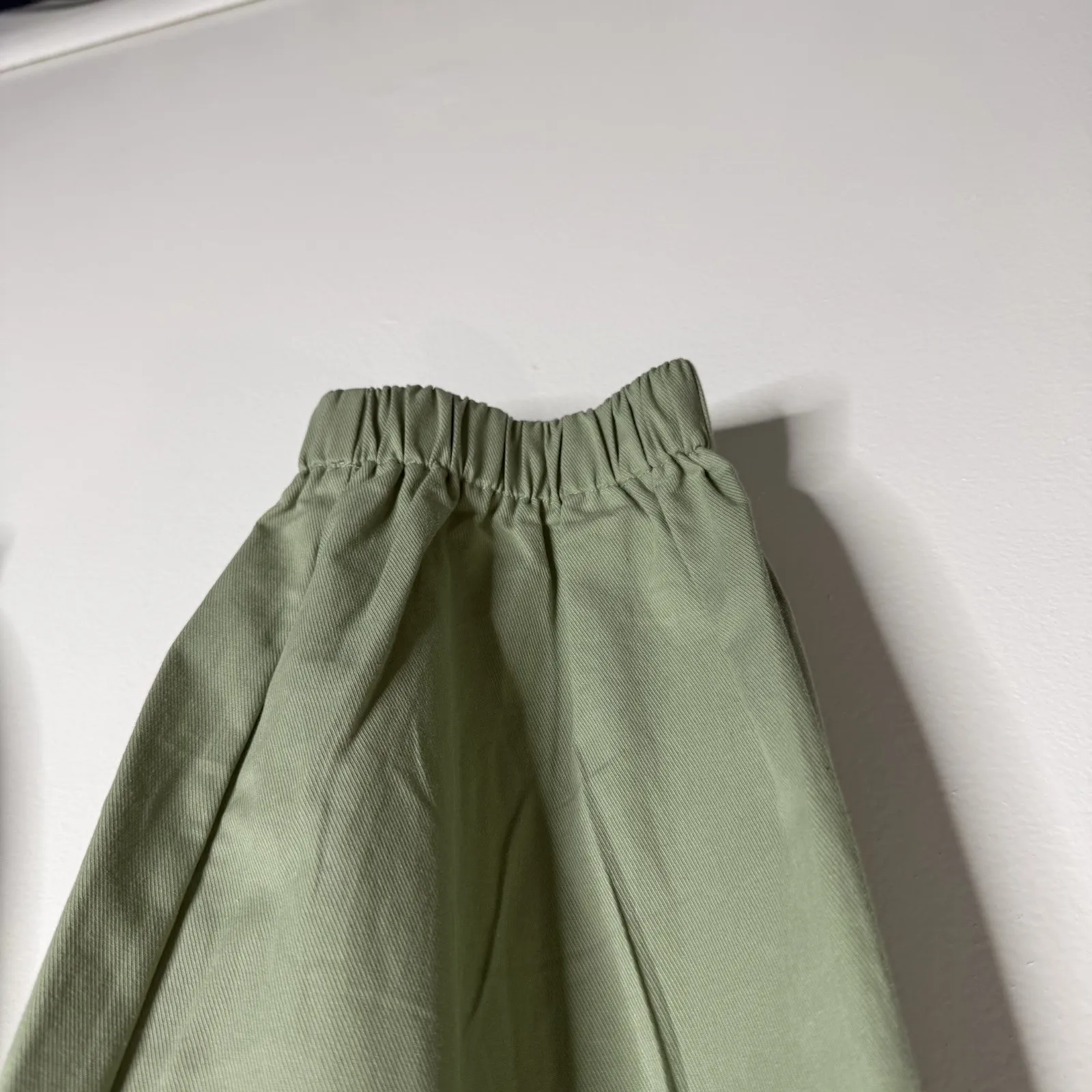 NWT Halara Mid Rise Zipper Pocket Casual Cotton Joggers Laurel Green X-Large - Image 6