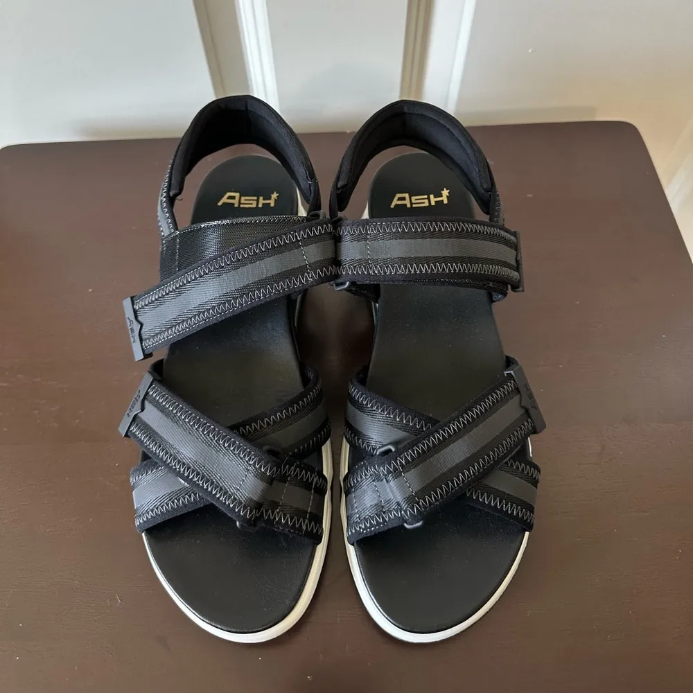 Ash Women's Black Lewis Summer Sneaker Sandals Shoes Size EU 39/US 9 - Image 4