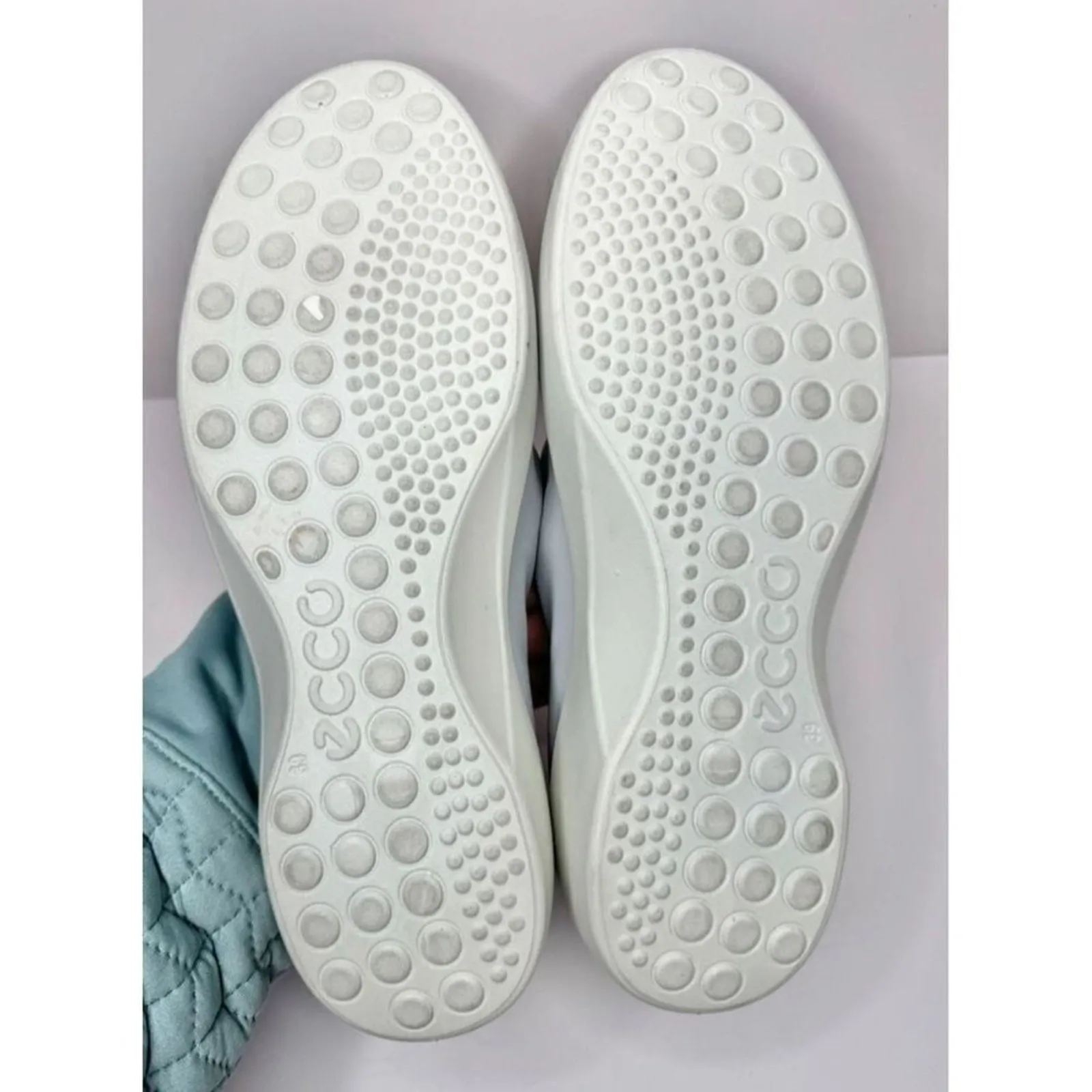 Ecco Slip On Walking Shoes Comfort Casual Lightweight Gray Size 8.5 - Image 7