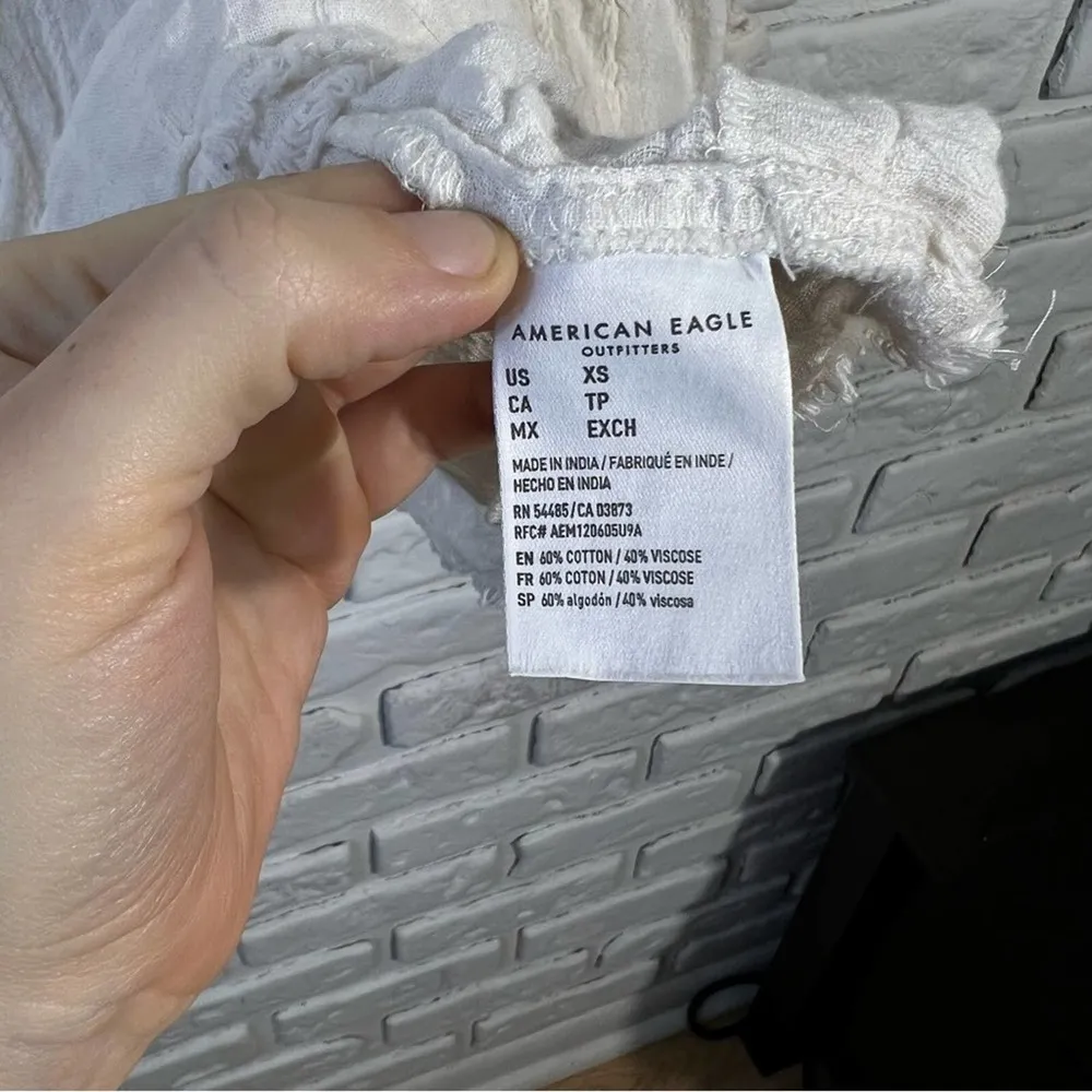 American Eagle Flowy Peasant Top Size XS - Image 12