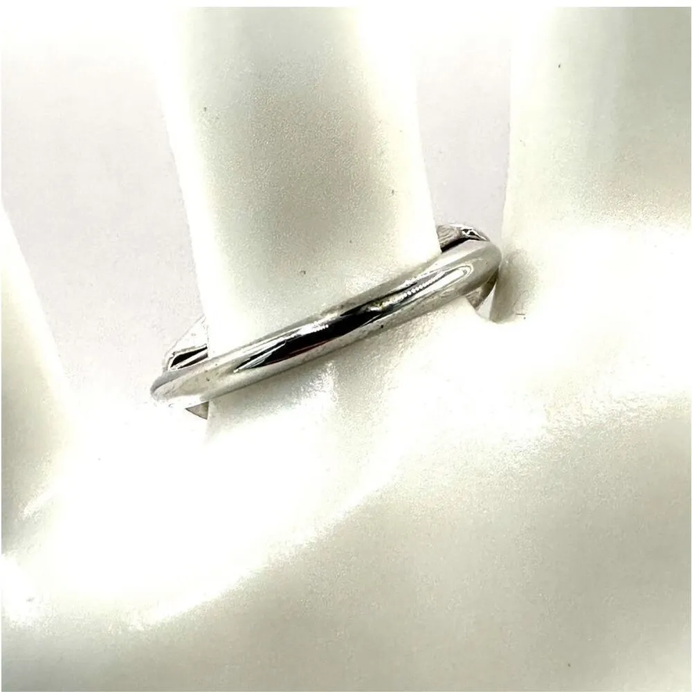 Avon silver tone double heart open ring - Image 6