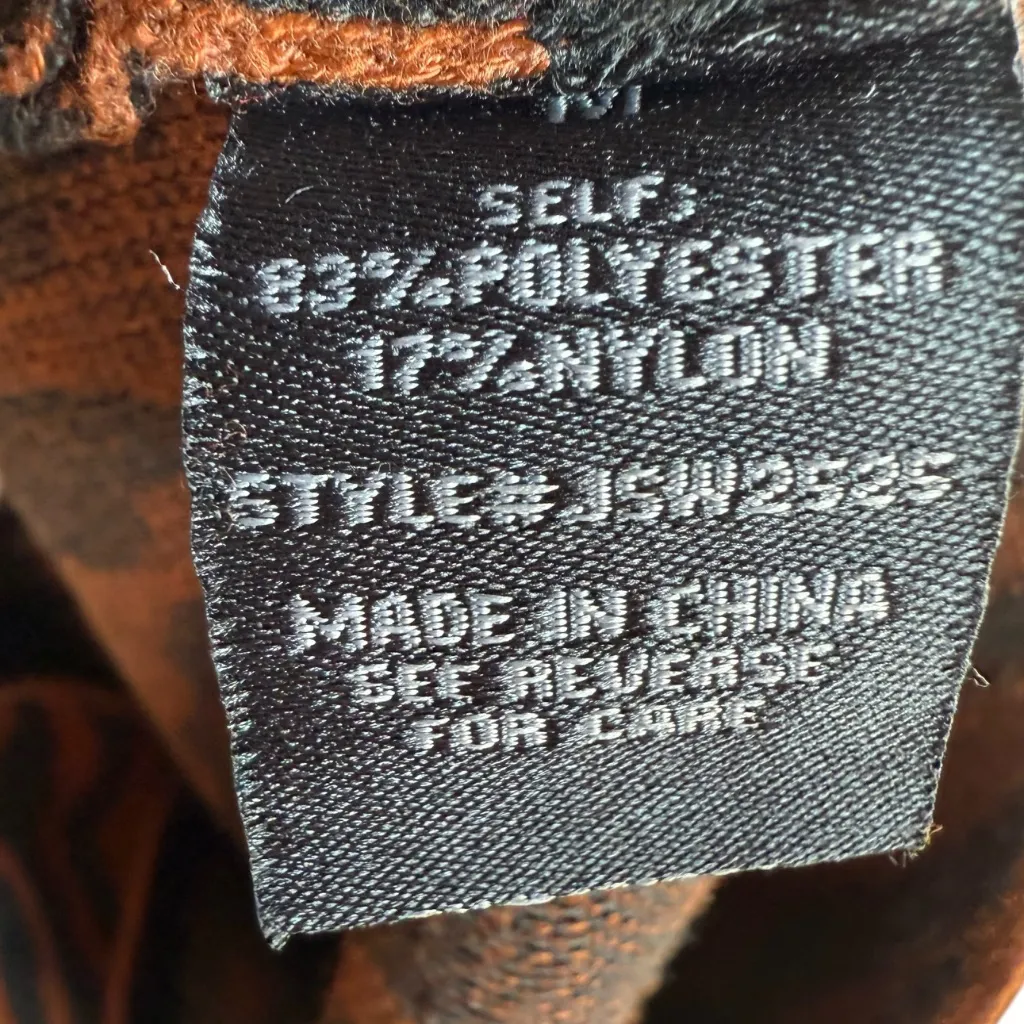 Jealous Tomato‎ Long Sleeve Tiger Bodycon Sweater Dress Sz M - Image 9