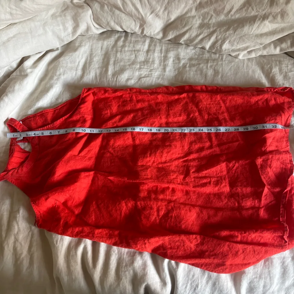 Sigrid Olsen Linen Shift Dress | size large - Image 8