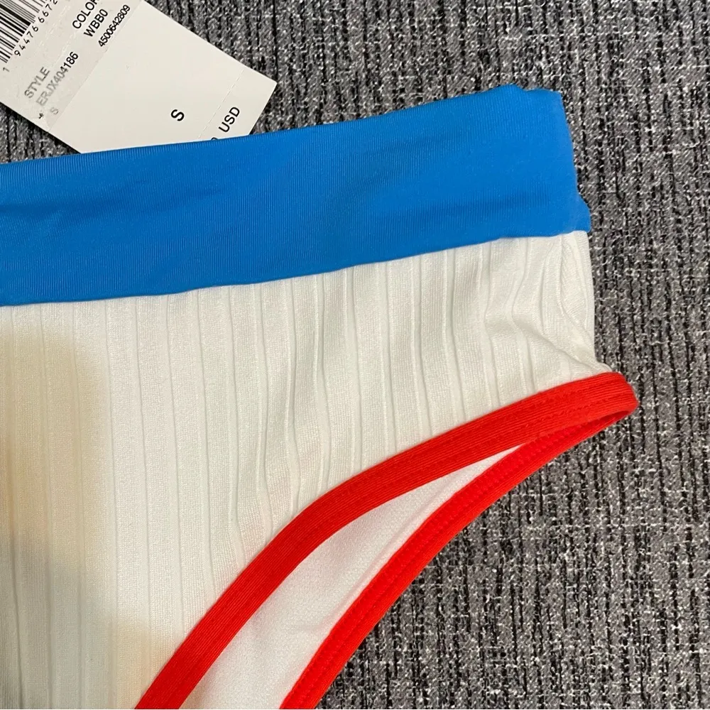 Roxy Hello July High Cut Bikini Bottoms - Image 3