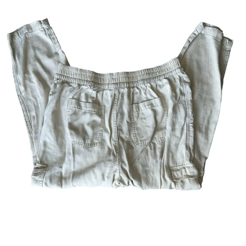 Wonderly Hemp Beige Relaxed Cargo Pants Size Large - Image 5