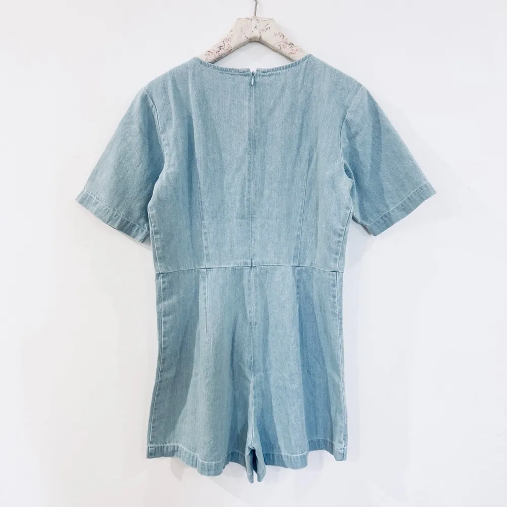 Ilana Kohn Lee romper in Light Blue Denim Size 6P - Image 4