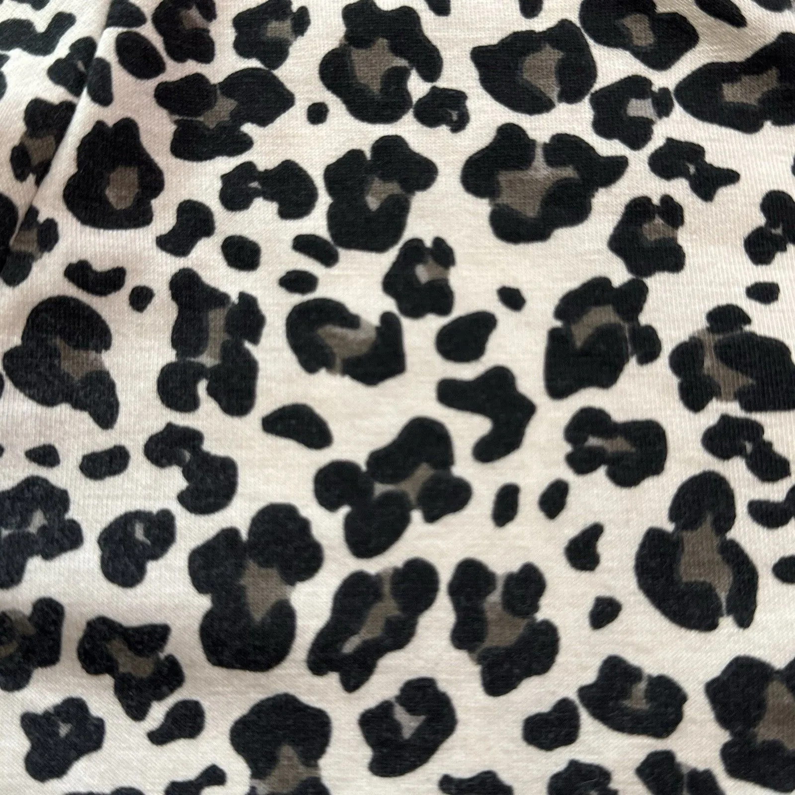 Altard State Leopard Print Babydoll V-neck Top L Boho Ruffles Coquette Flowy - Image 7